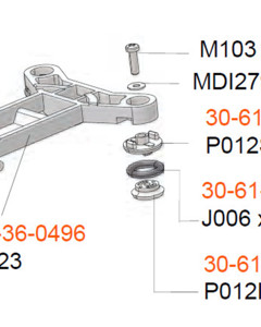 Outlet valve support P423